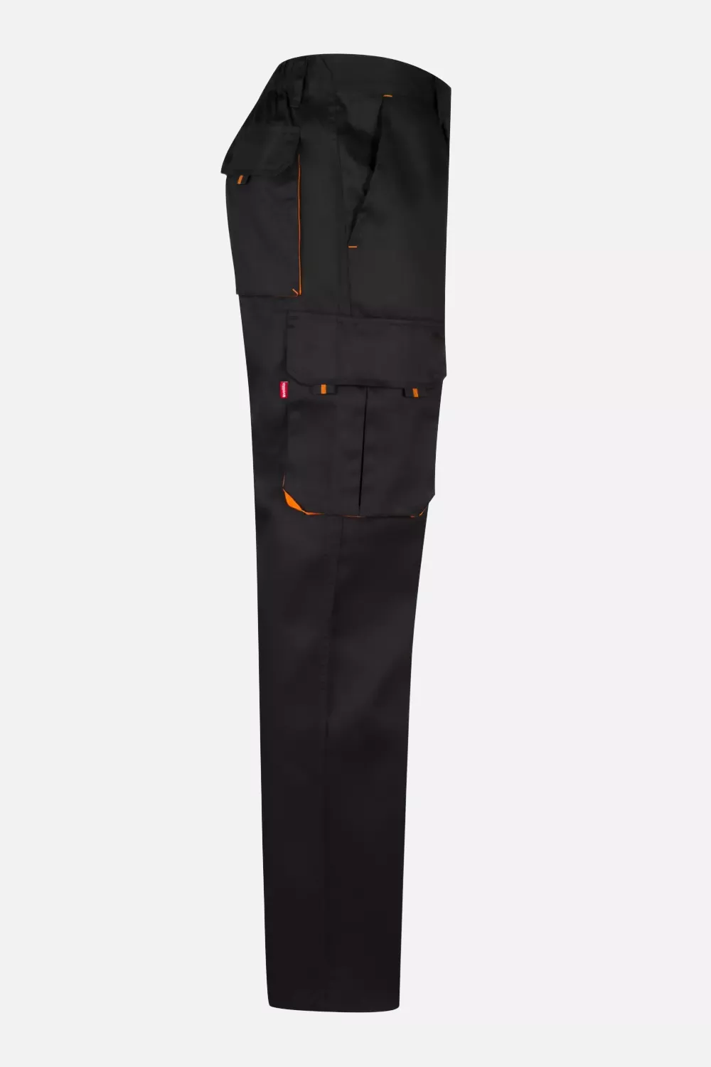 Velilla 103004-00-16, Work Trousers, Black/Orange, image 5