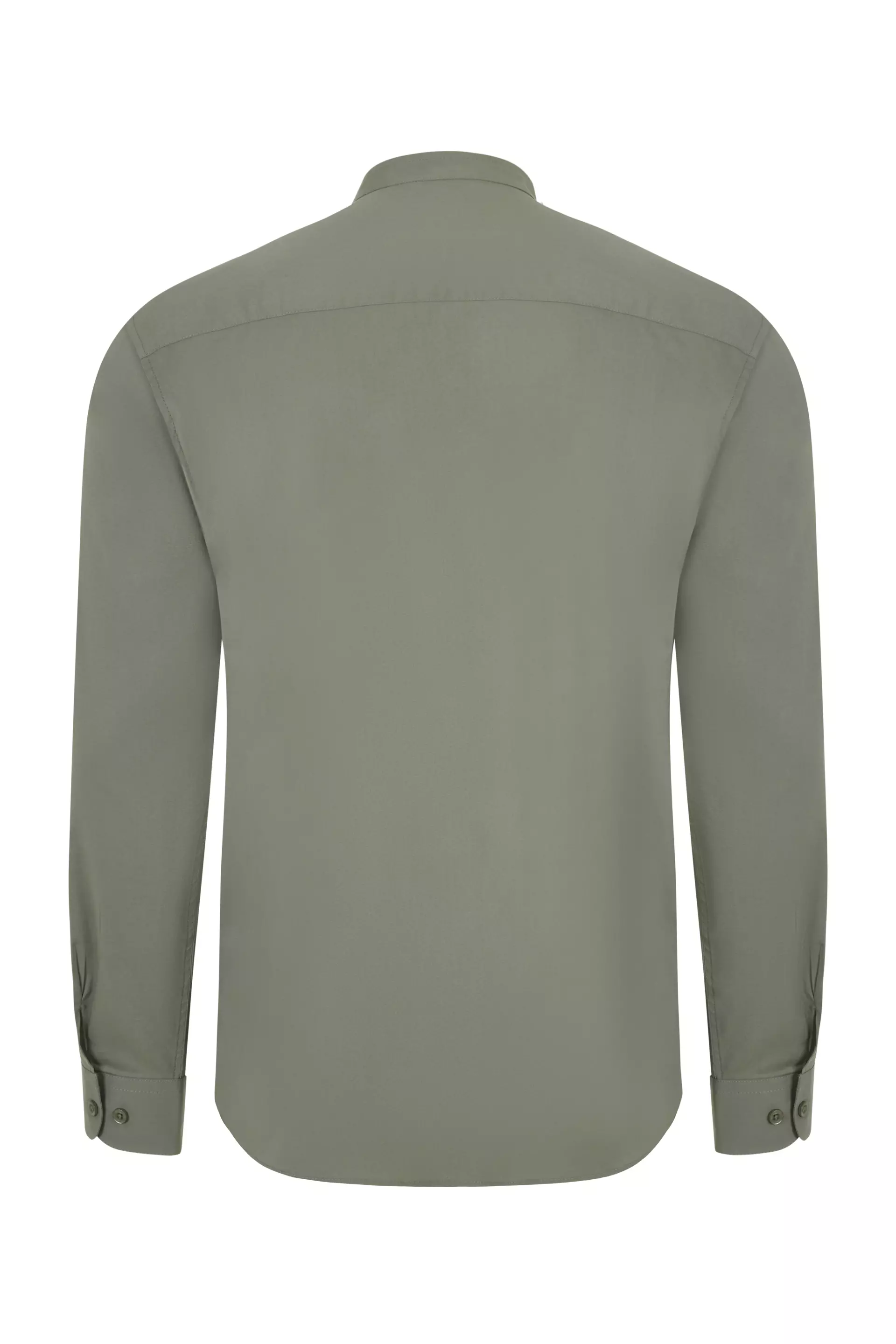 Velilla 405013S-35, Langarm-Arbeitshemd mit Stehkragen, Helloliv, image 3