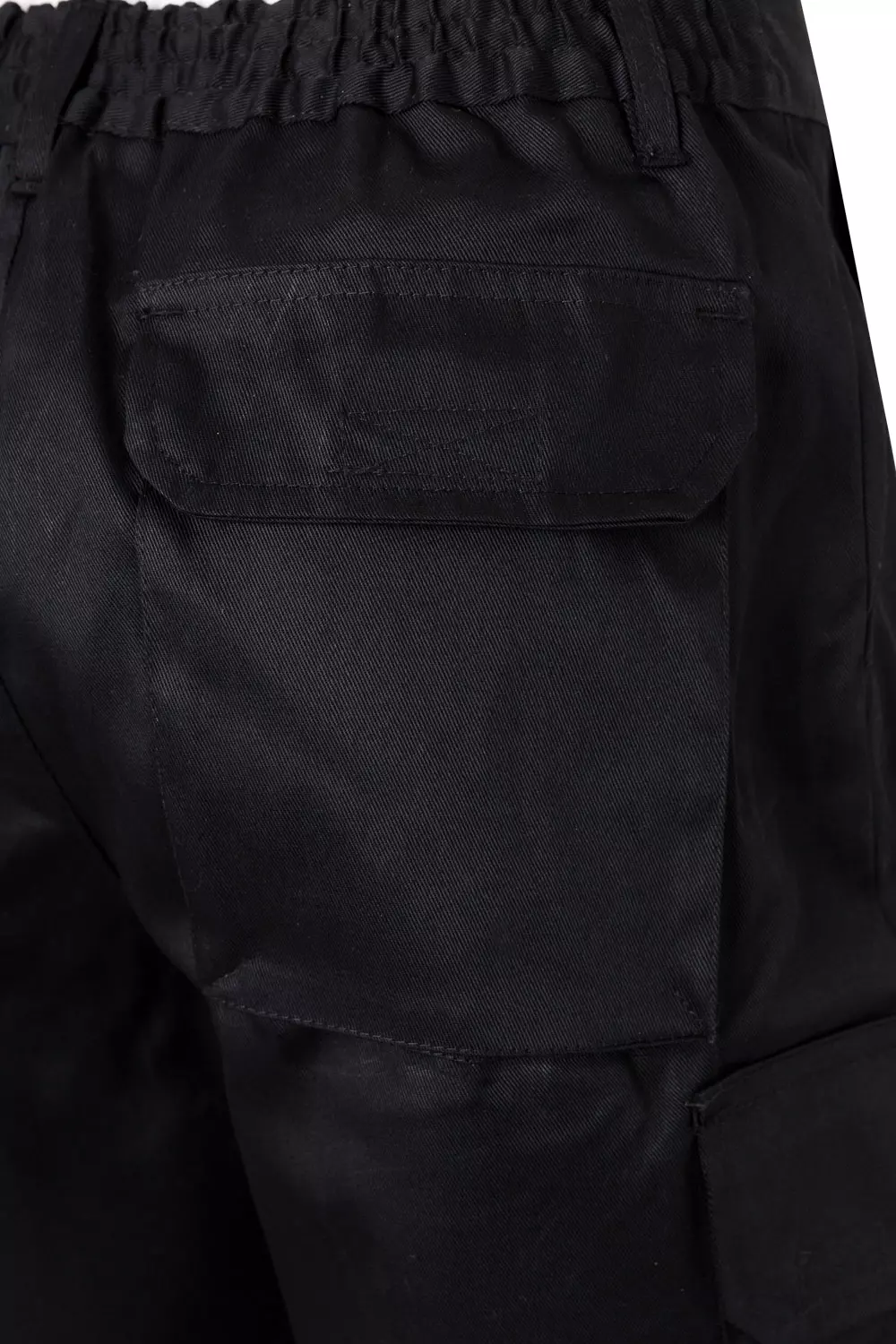 Velilla 344-00, Work Shorts, Black, image 4