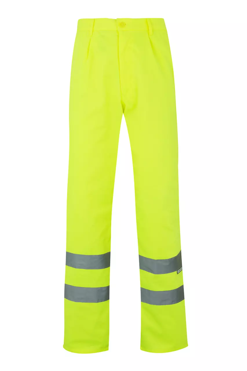 Velilla 160-20, High-Vis Trousers, Hi-Vis Yellow, image 1, gallery thumbnail
