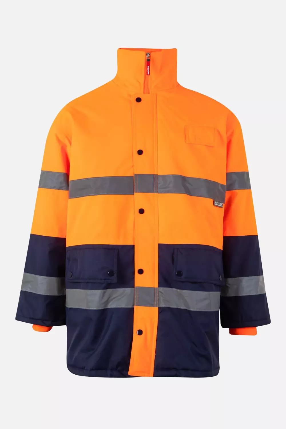 Velilla 0166-01-19, Warnschutzjacke, Marineblau/Warnschutz-Orange, image 1