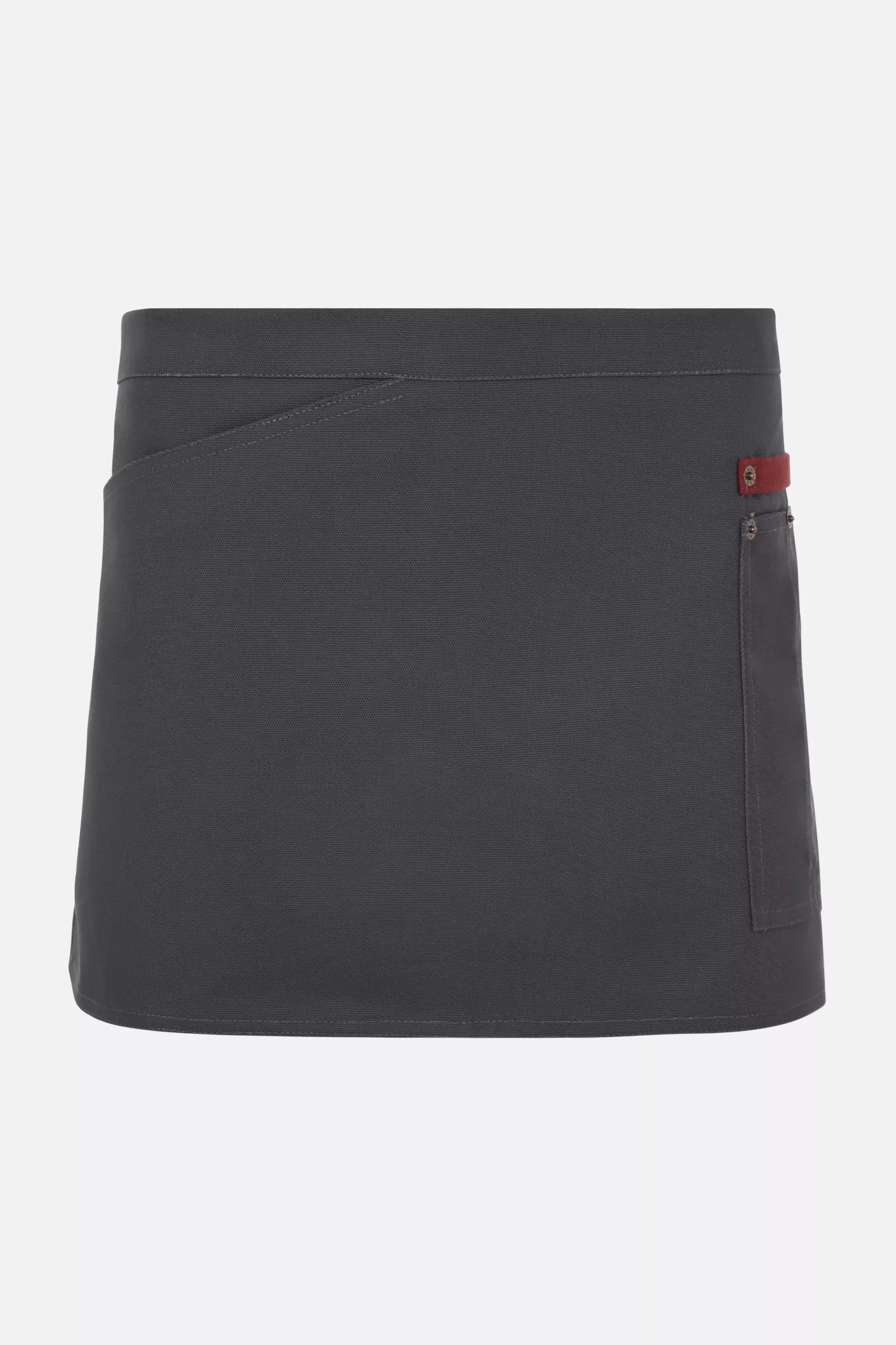 Velilla 404221B-08-18, Work Apron, Grey/Maroon, image 1
