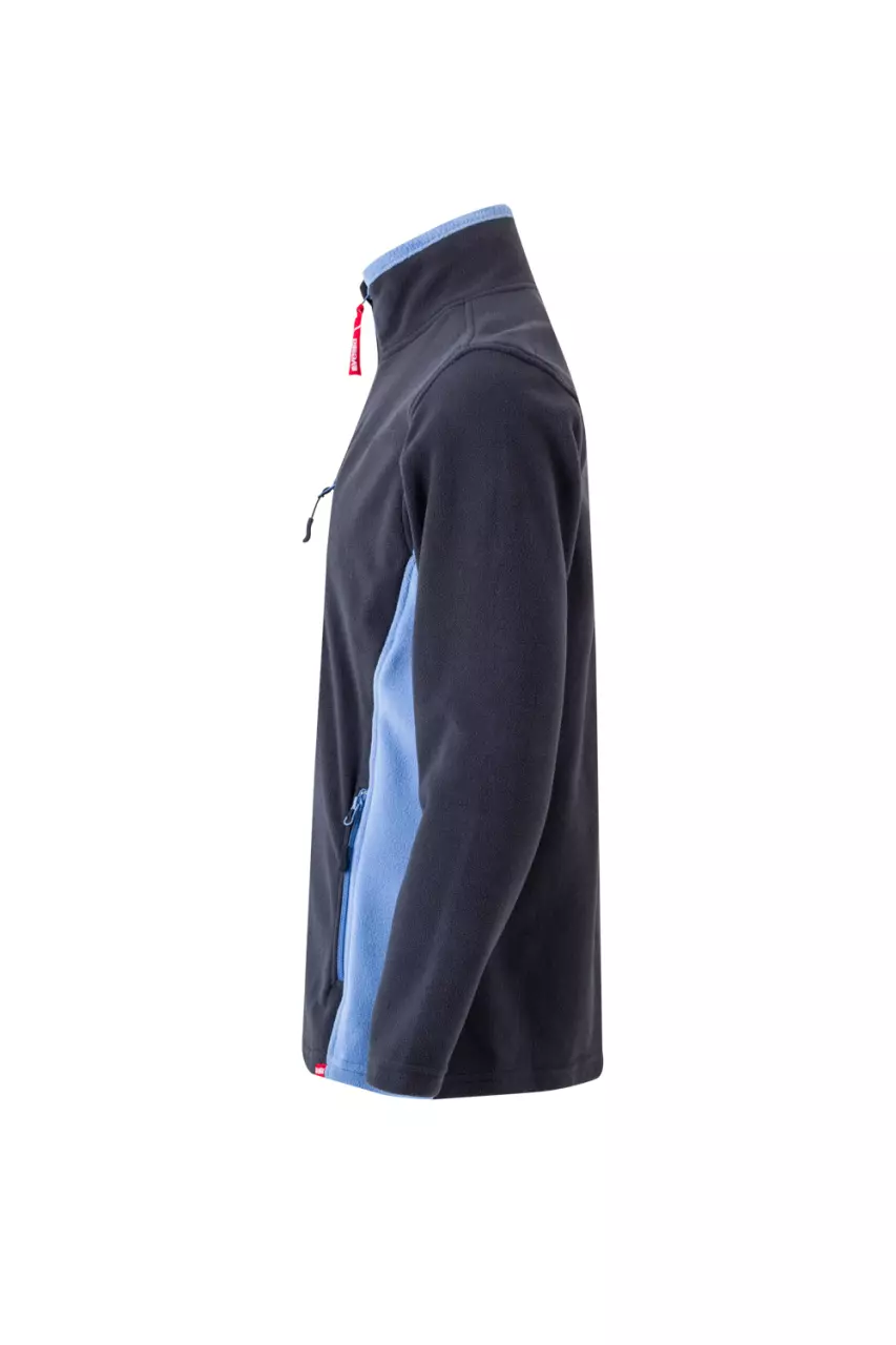 Velilla 201504-61-05, Fleece Jacket, Navy Blue/Sky Blue, image 4, gallery thumbnail