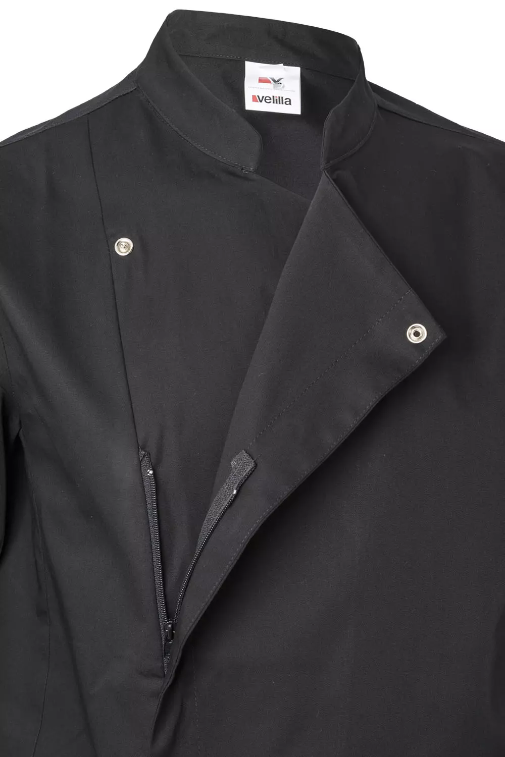Velilla 405204-00, Long Sleeved Chef Jacket, Black, image 3