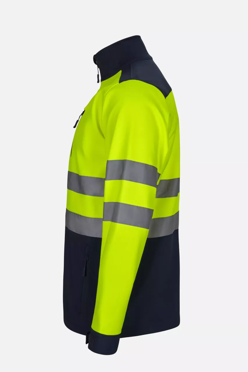 Velilla 306006-61-20, High-Vis Jacket, Navy Blue/Hi-Vis Yellow, image 3, gallery thumbnail