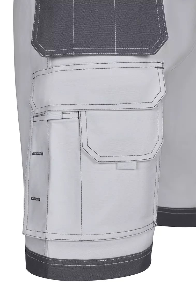 Velilla 103029S-07-08, Work Shorts, White/Grey, image 3