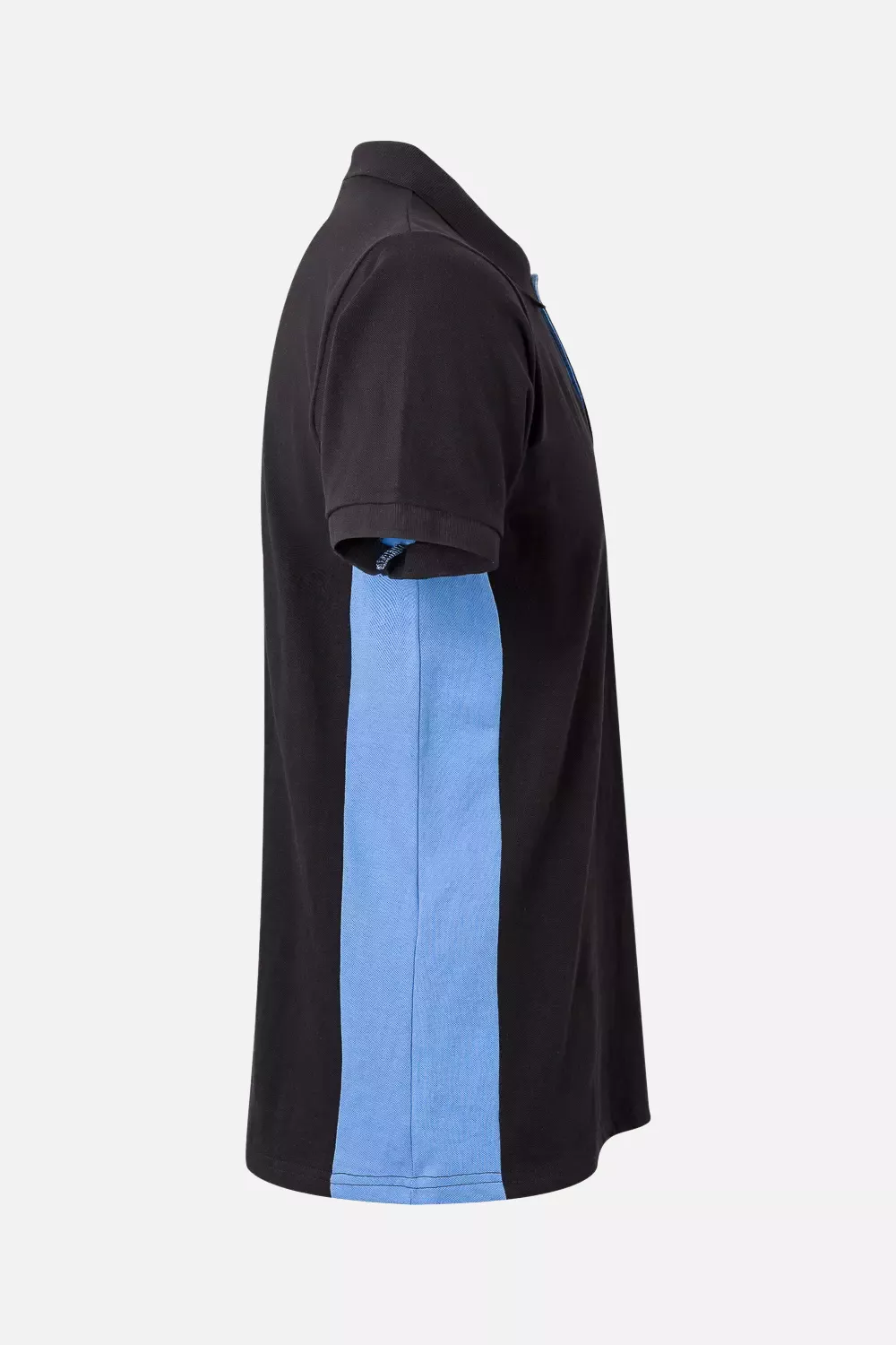 Velilla 105504-00-05, Polo Shirt, Black/Sky Blue, image 2