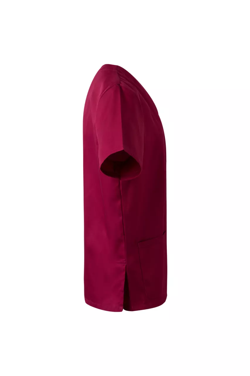 Velilla 589-67, Work Tunic, Burgundy, image 4, gallery thumbnail