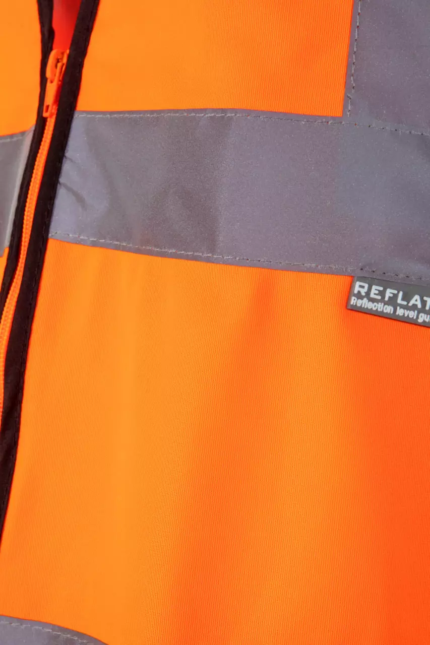 Velilla 305901-19, High-Vis Vest, Hi-Vis Orange, image 2, gallery thumbnail