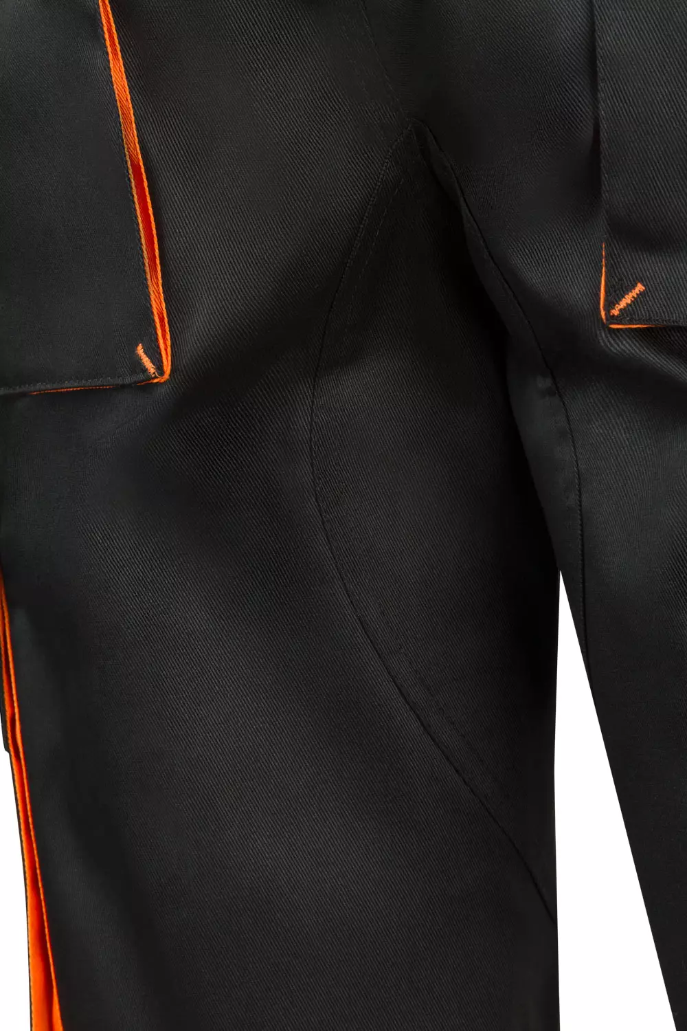 Velilla 103007-00-16, Work Shorts, Black/Orange, image 4