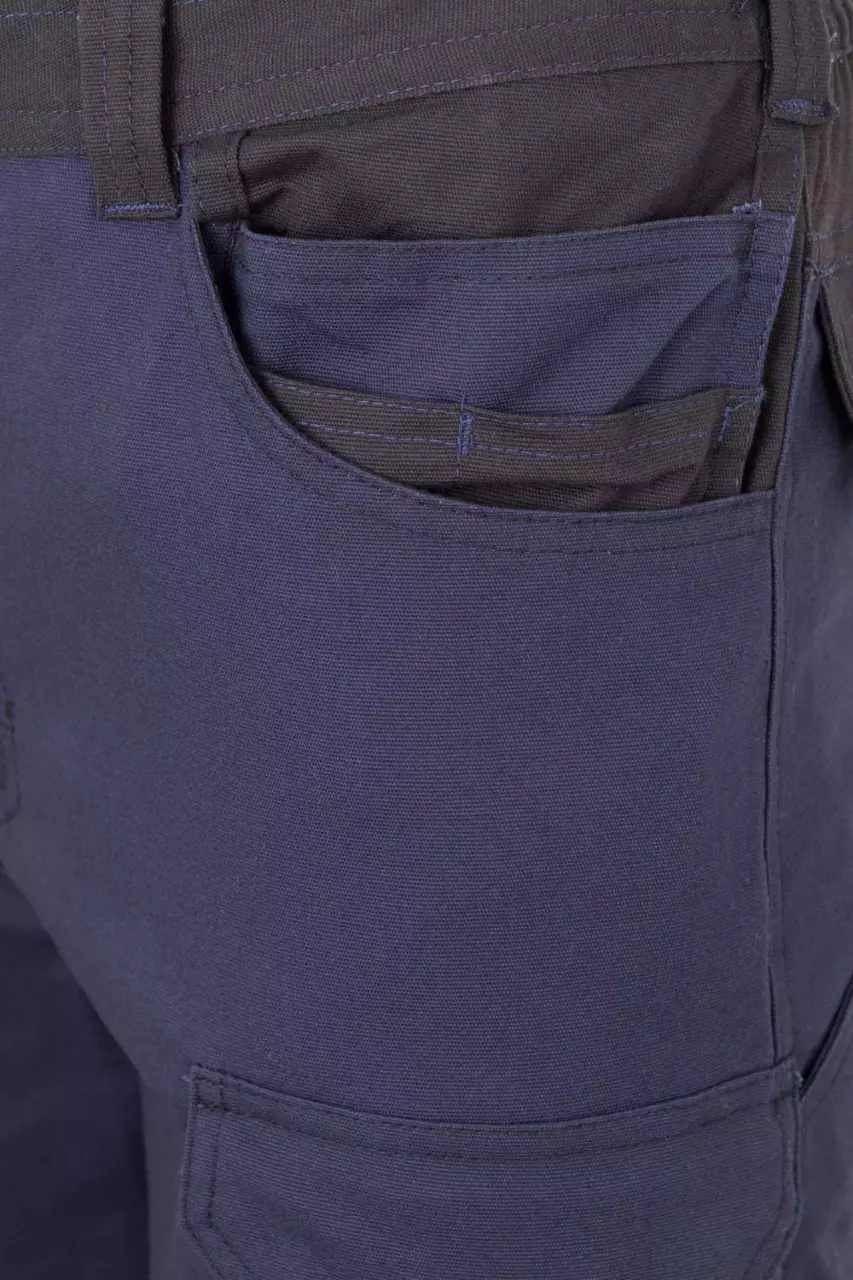 Velilla 103029S-61-00, Arbeitsshorts, Marineblau/Schwarz, image 7, gallery thumbnail