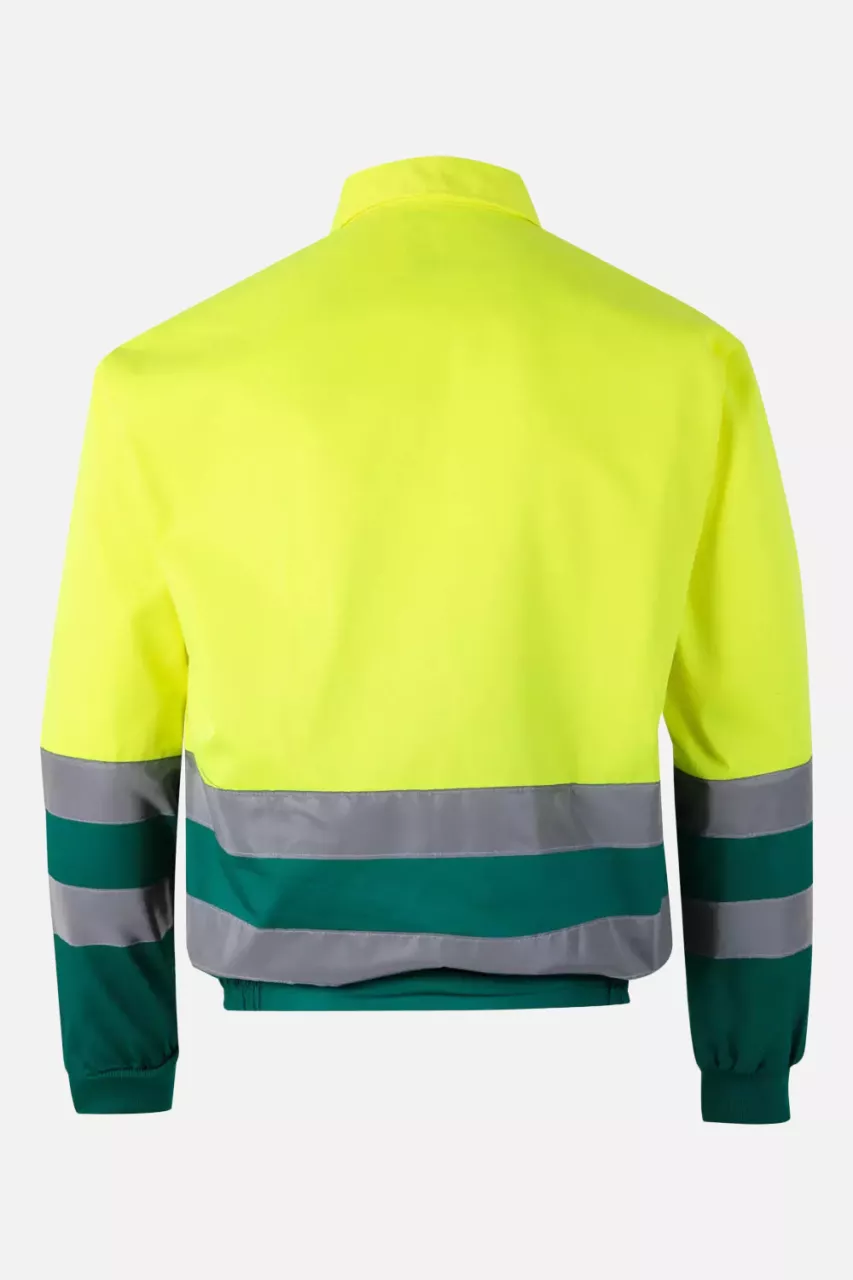 Velilla 0153-02-20-2, High-Vis Jacket, Size 4XL/5XL, Green/High-Vis Yellow, image 2, gallery thumbnail