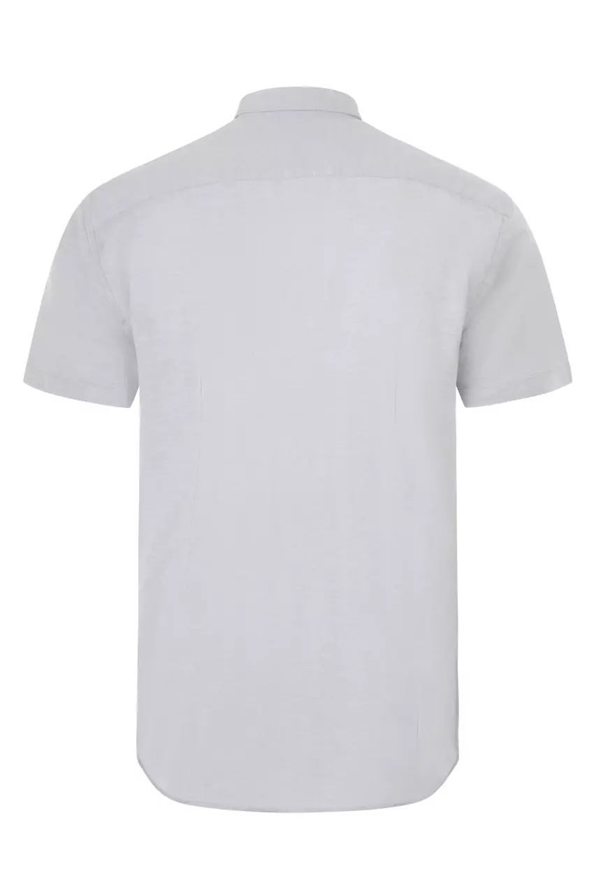 Velilla 405024S-58, Short-Sleeved Work Shirt, Ice Grey, image 2, gallery thumbnail