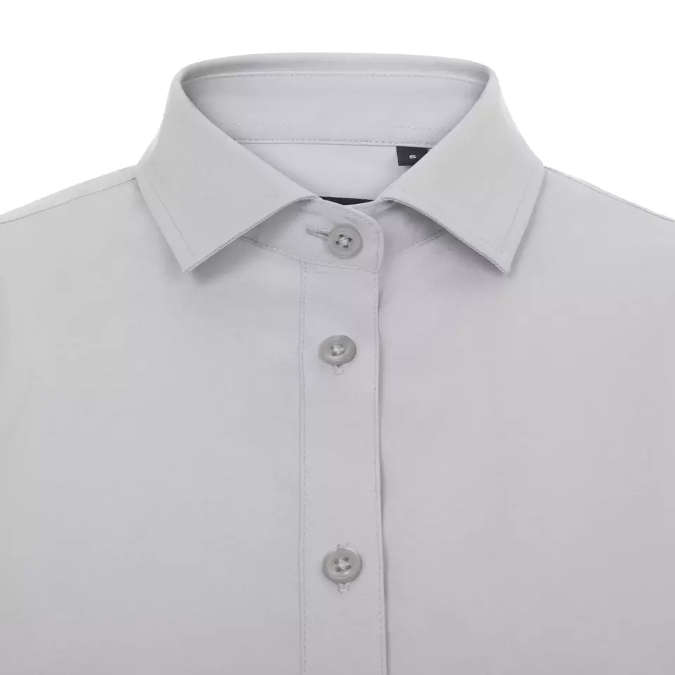 Velilla 405018S-58, Short-Sleeved Work Shirt, Ice Grey, image 1, gallery thumbnail