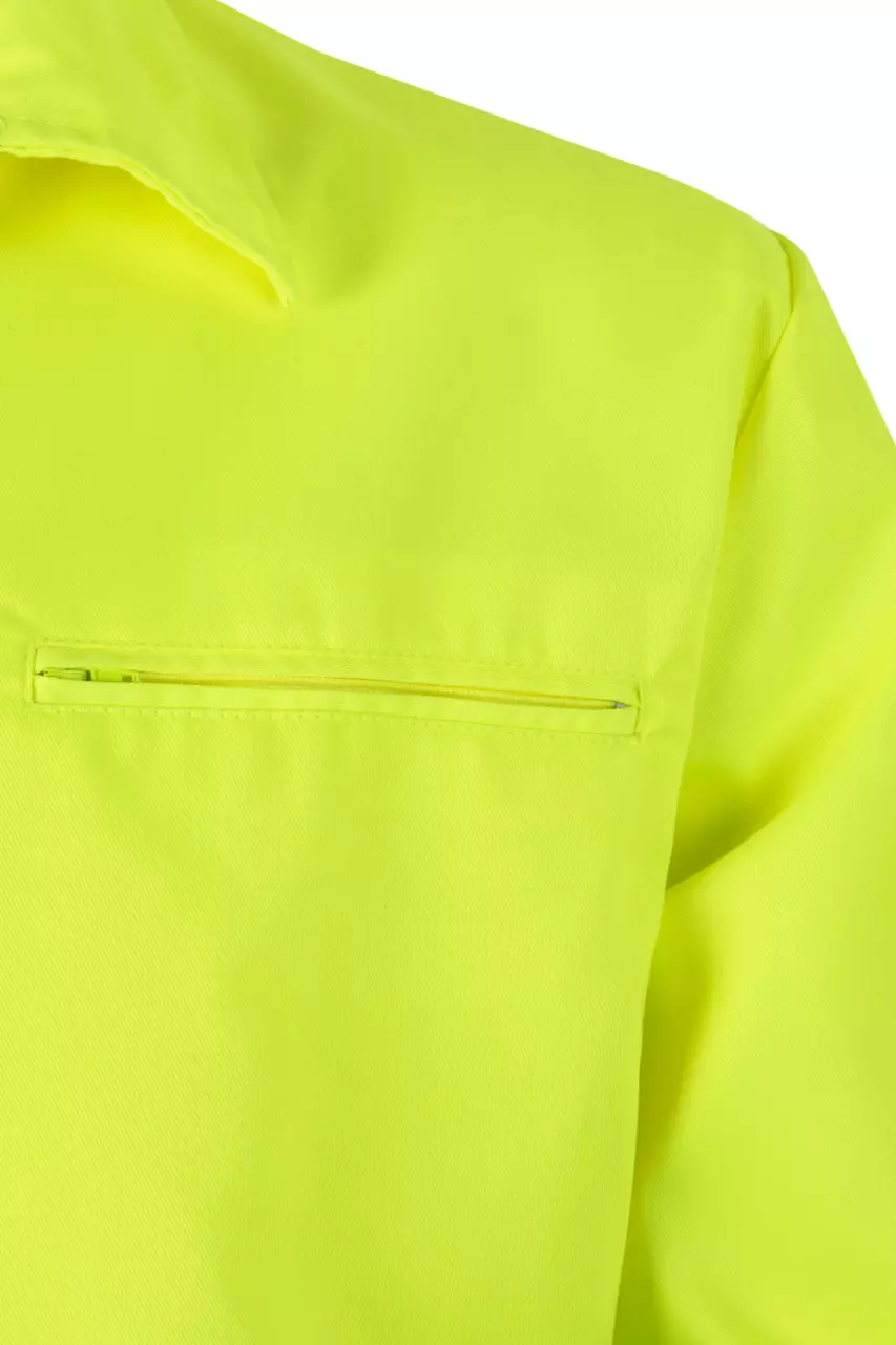 Velilla 0153-01-20, High-Vis Jacket, Marine Blue/High-Vis Yellow, image 3, gallery thumbnail