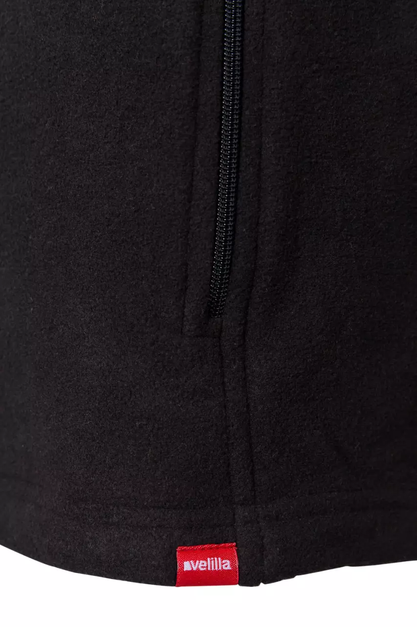 Velilla 201502-00, Fleece Jacket, Black, image 4, gallery thumbnail