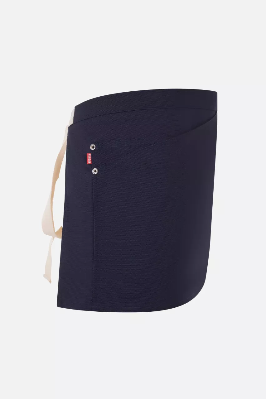 Velilla 404221B-61-41, Work Apron, Navy Blue/Ivory, image 5, gallery thumbnail