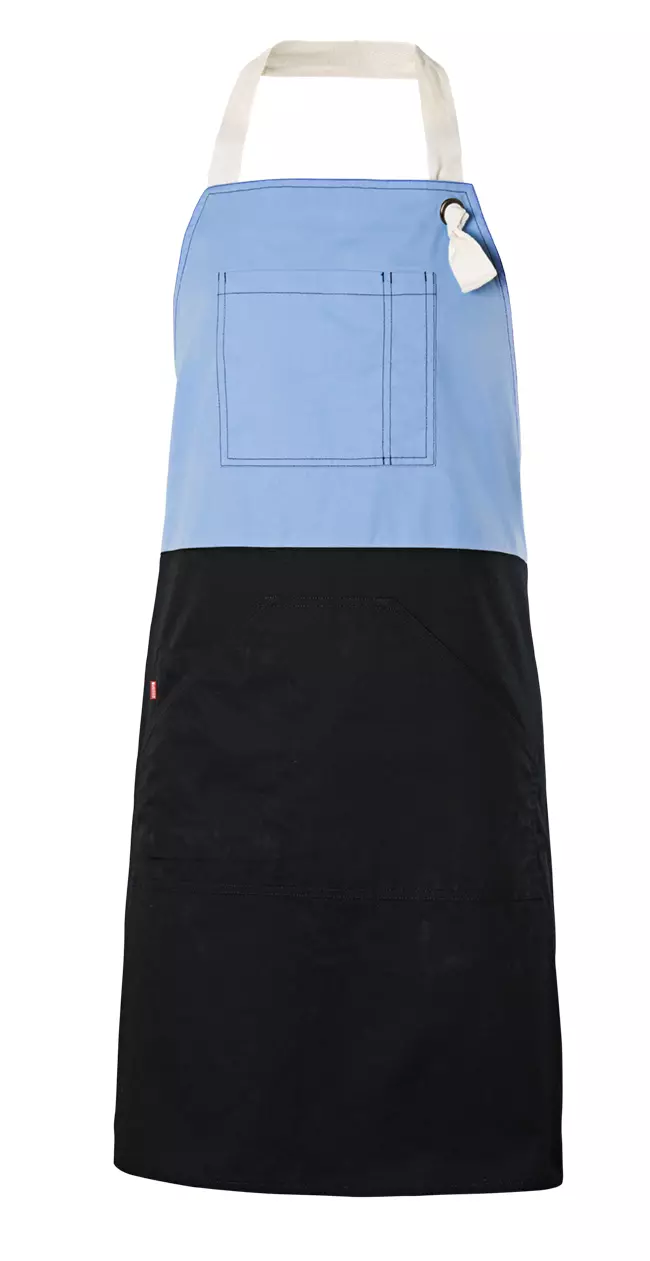 Velilla 404210B-05, Work Apron, Sky Blue/Black