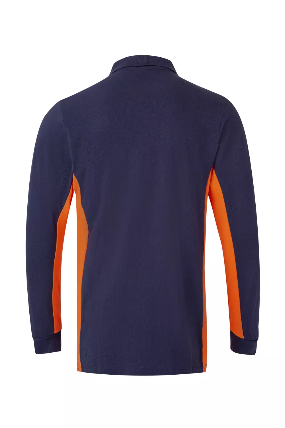 Velilla 105514-61-16, Long Sleeved Polo Shirt, Navy Blue/Orange, image 2