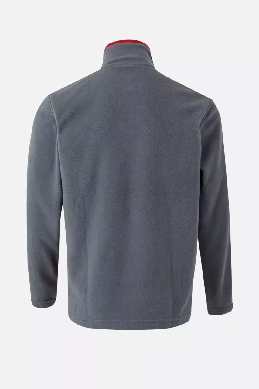 Velilla 201504-08-12, Fleece Jacket, Grey/Red, image 2, gallery thumbnail