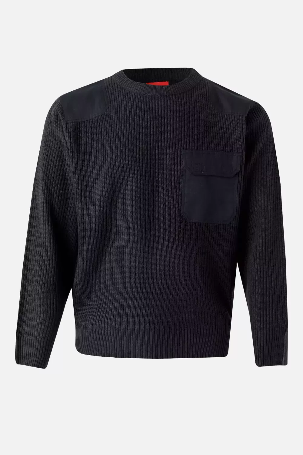 Velilla 100-01, Work Sweater, Marine Blue, image 1
