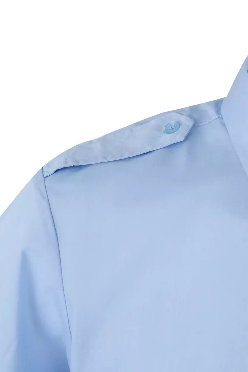 Velilla 532-05, Kurzarm-Arbeitshemd, Hellblau, image 3, gallery thumbnail