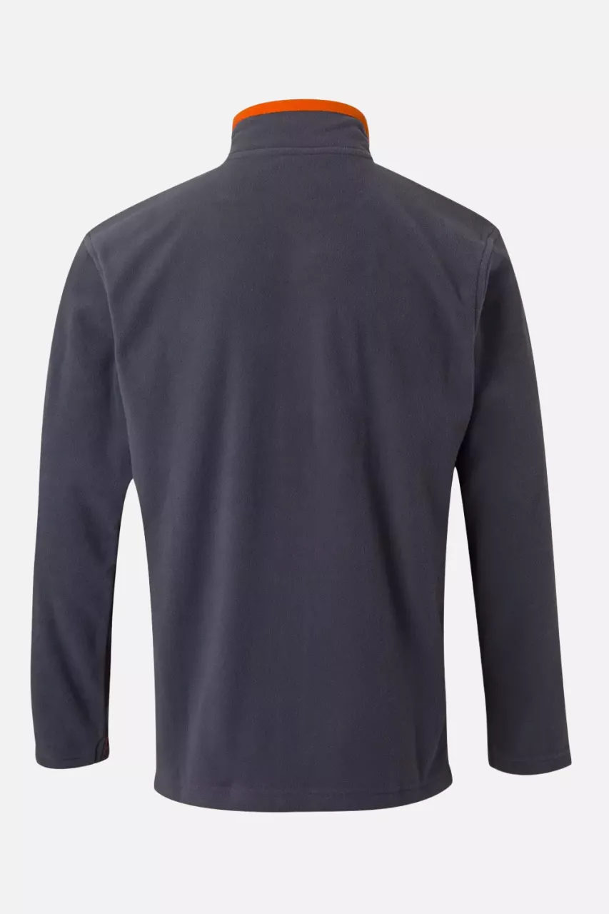 Velilla 201504-08-16, Fleece Jacket, Grey/Orange, image 2, gallery thumbnail