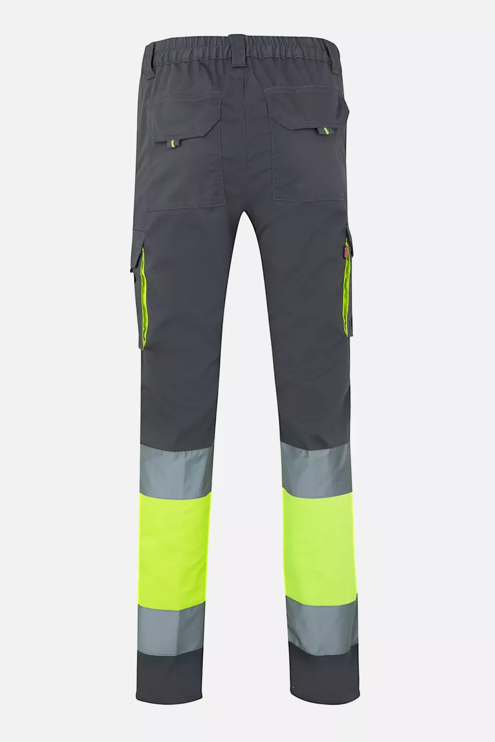 Velilla 303002S-08-20, High-Vis Work Trousers, Grey/Hi-Vis Yellow, image 6