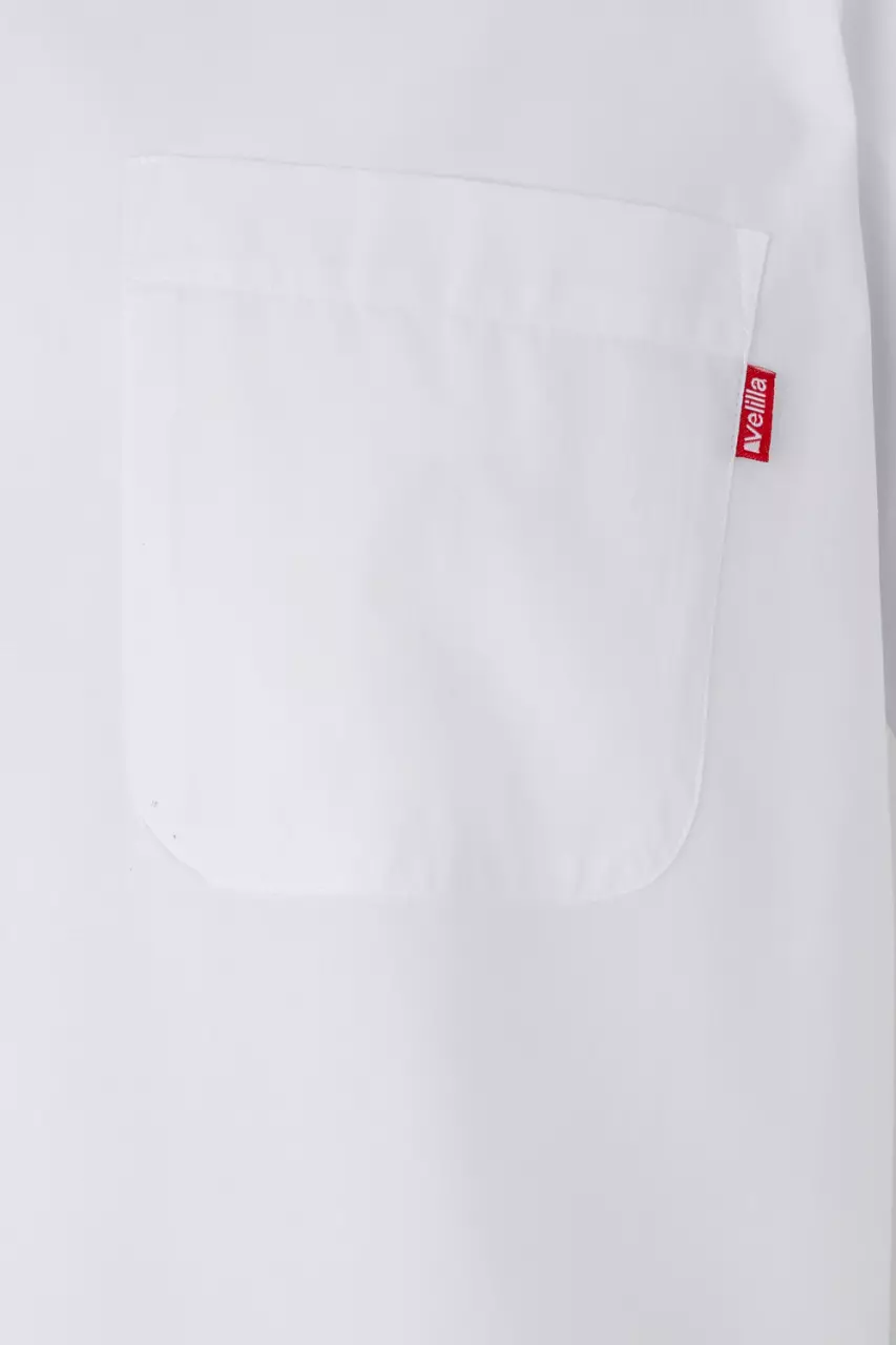 Velilla 531-07, Short-Sleeved Work Shirt, White, image 2, gallery thumbnail