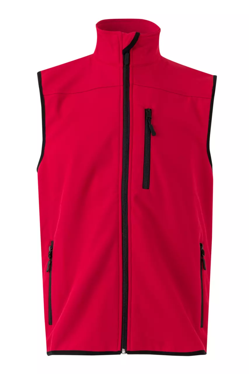 Velilla 205905-12, Work Vest, Red, image 1, gallery thumbnail