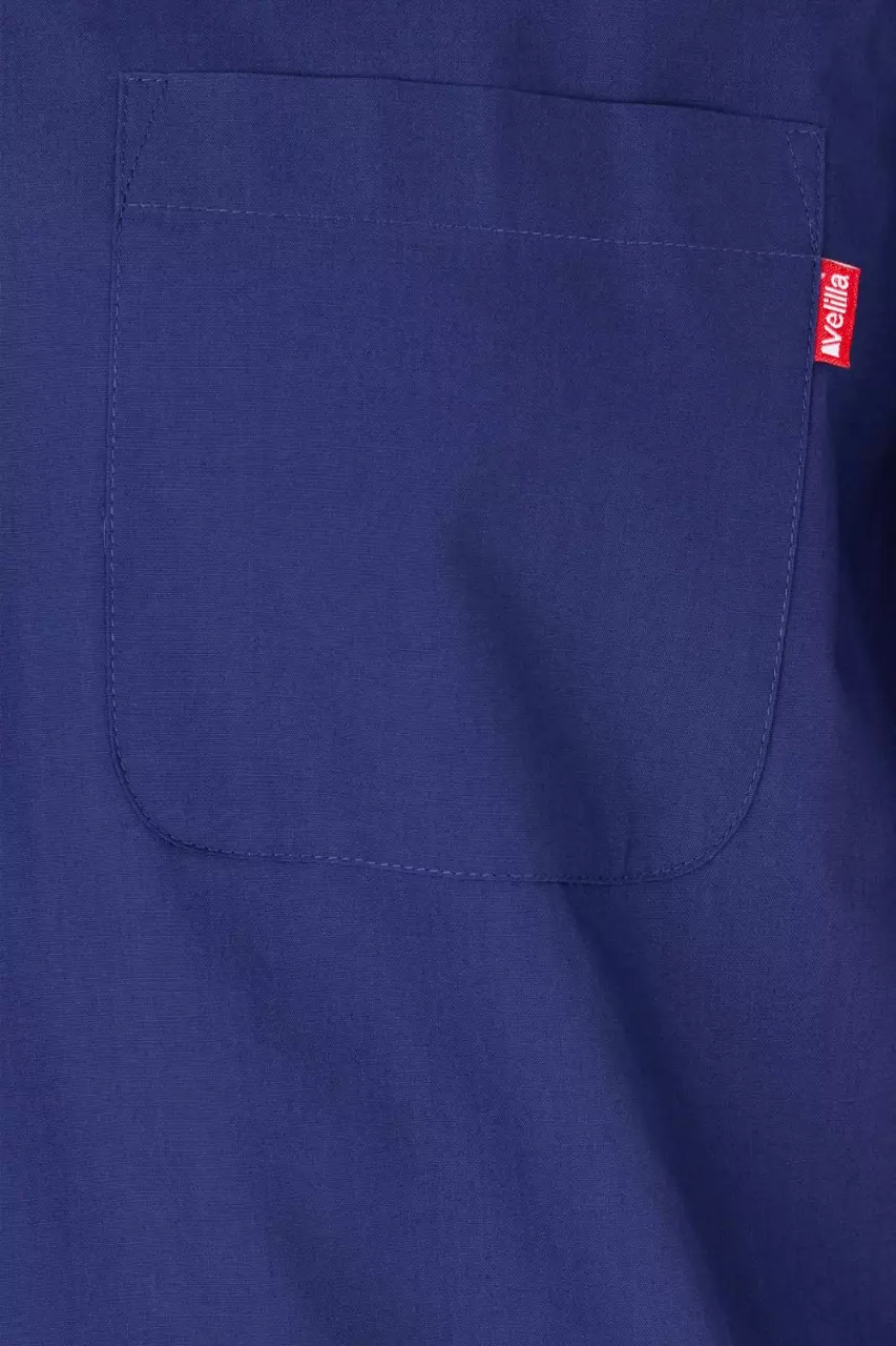 Velilla 529-09, Long Sleeved Work Shirt, Royal Blue, image 4, gallery thumbnail