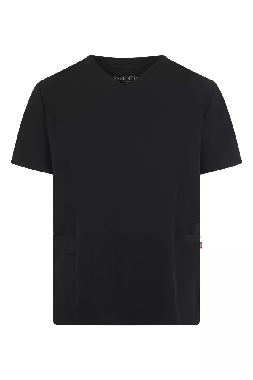 Velilla Work Tunic, Black