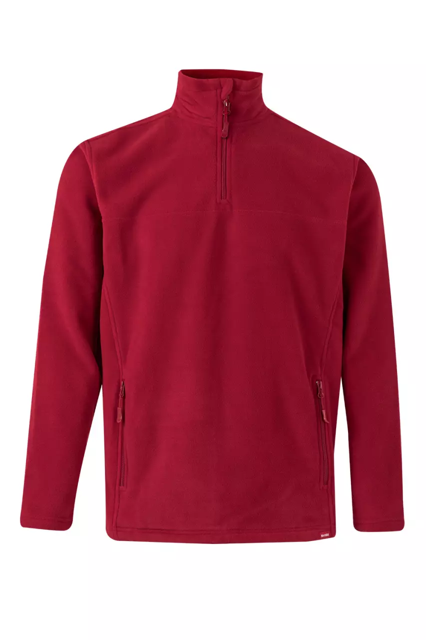 Velilla 201501-12, Fleece Jacket, Red, image 1, gallery thumbnail