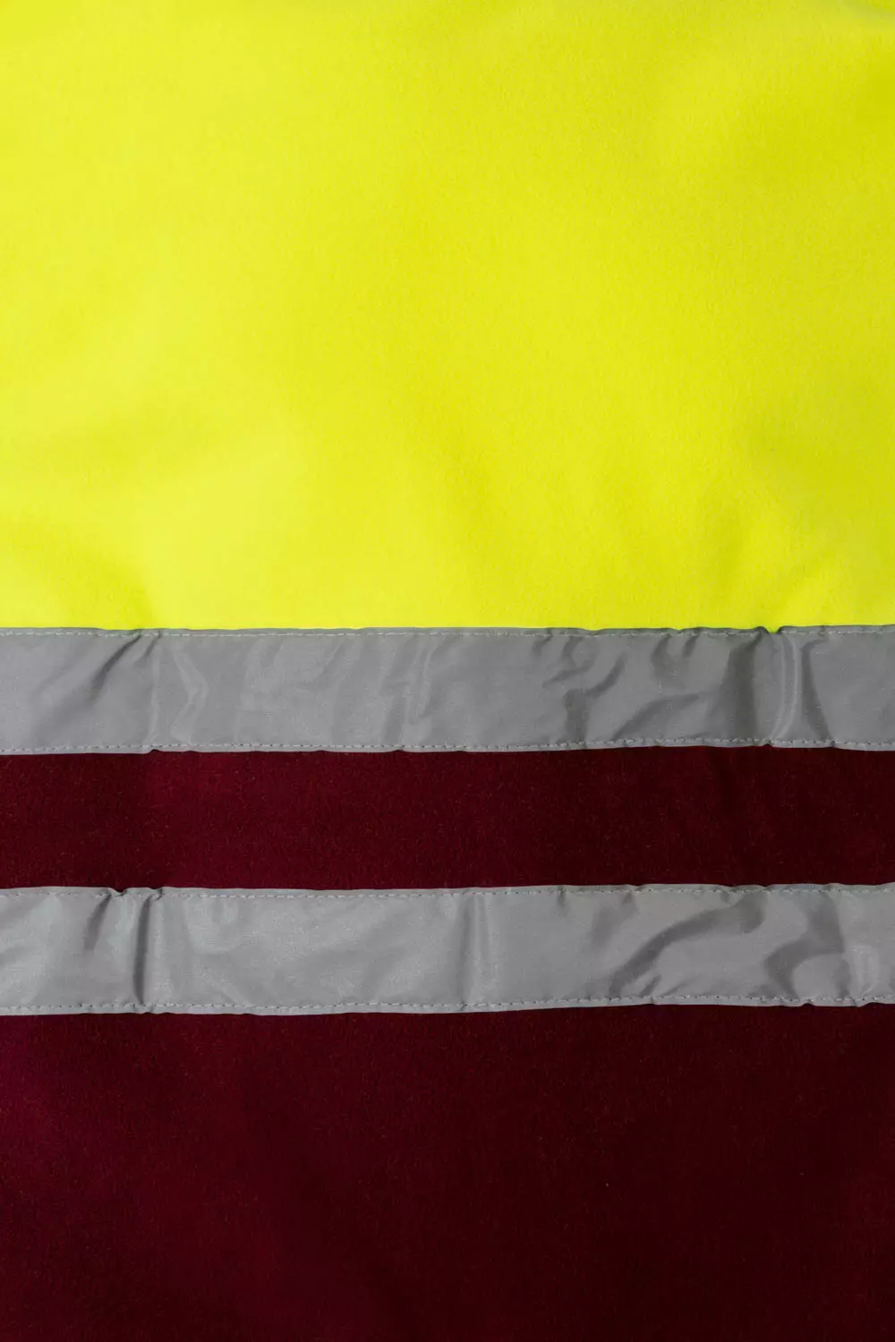 Velilla 183-18-20, High-Vis Fleece Jacket, Maroon/Hi-Vis Yellow, image 3