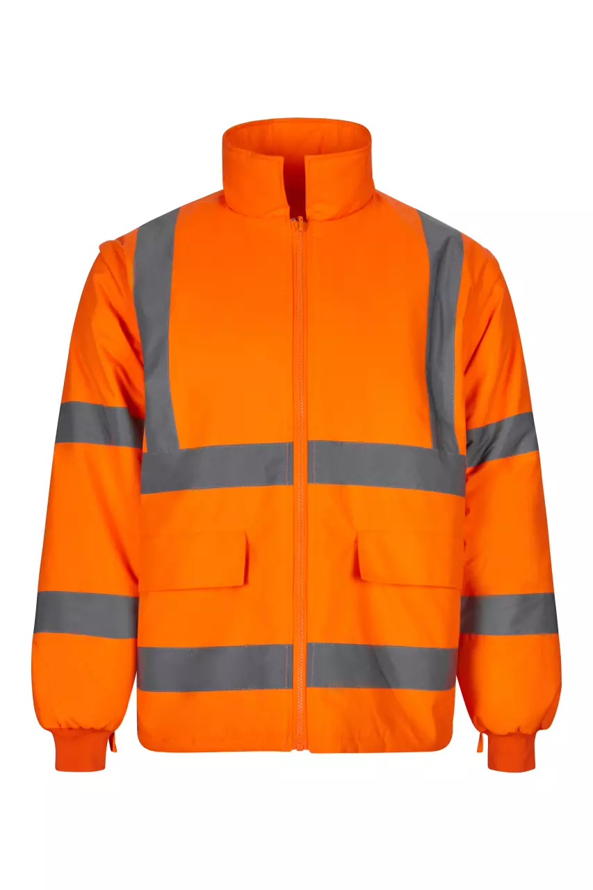 Velilla 306007-19-2, Warnschutzjacke, Größe 4XL/5XL, Warnschutz-Orange, image 3, gallery thumbnail
