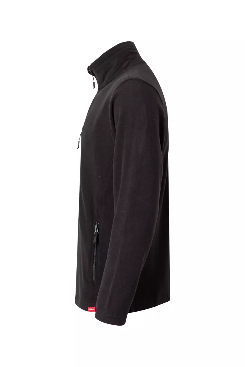 Velilla 201502-00, Fleece Jacket, Black, image 2, gallery thumbnail