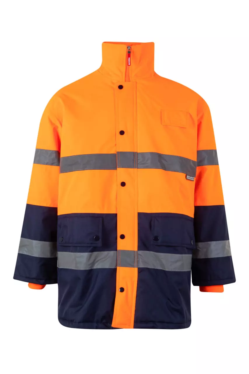 Velilla 0166-01-19, Warnschutzjacke, Marineblau/Warnschutz-Orange, image 1, gallery thumbnail