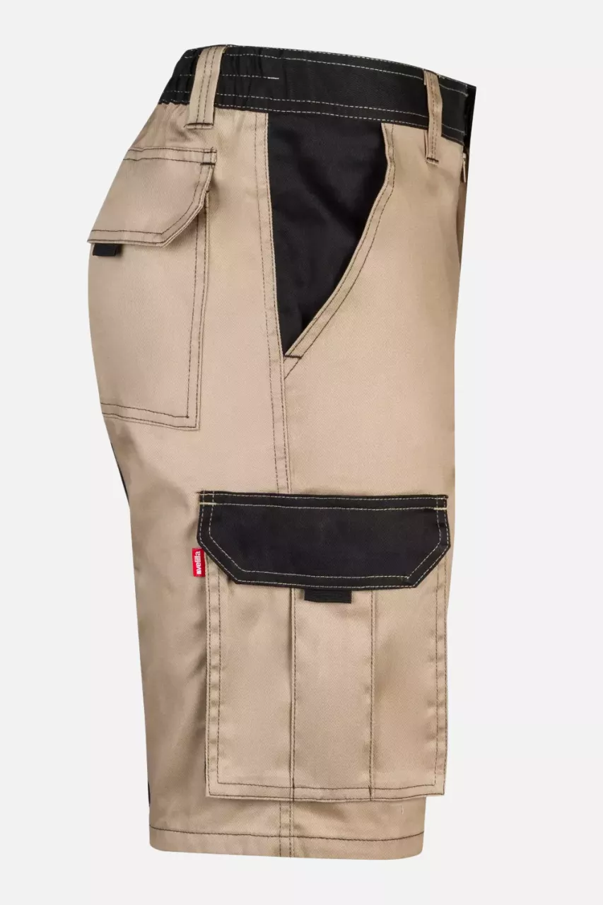 Velilla 103021B-46-00, Arbeitsshorts, Sandbeige/Schwarz, image 2, gallery thumbnail