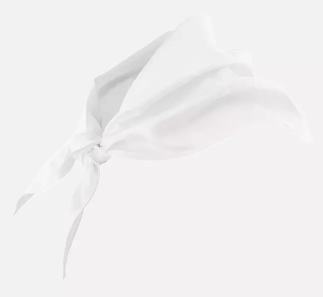 Velilla 404003-07, Chef Bandana, White, image 1
