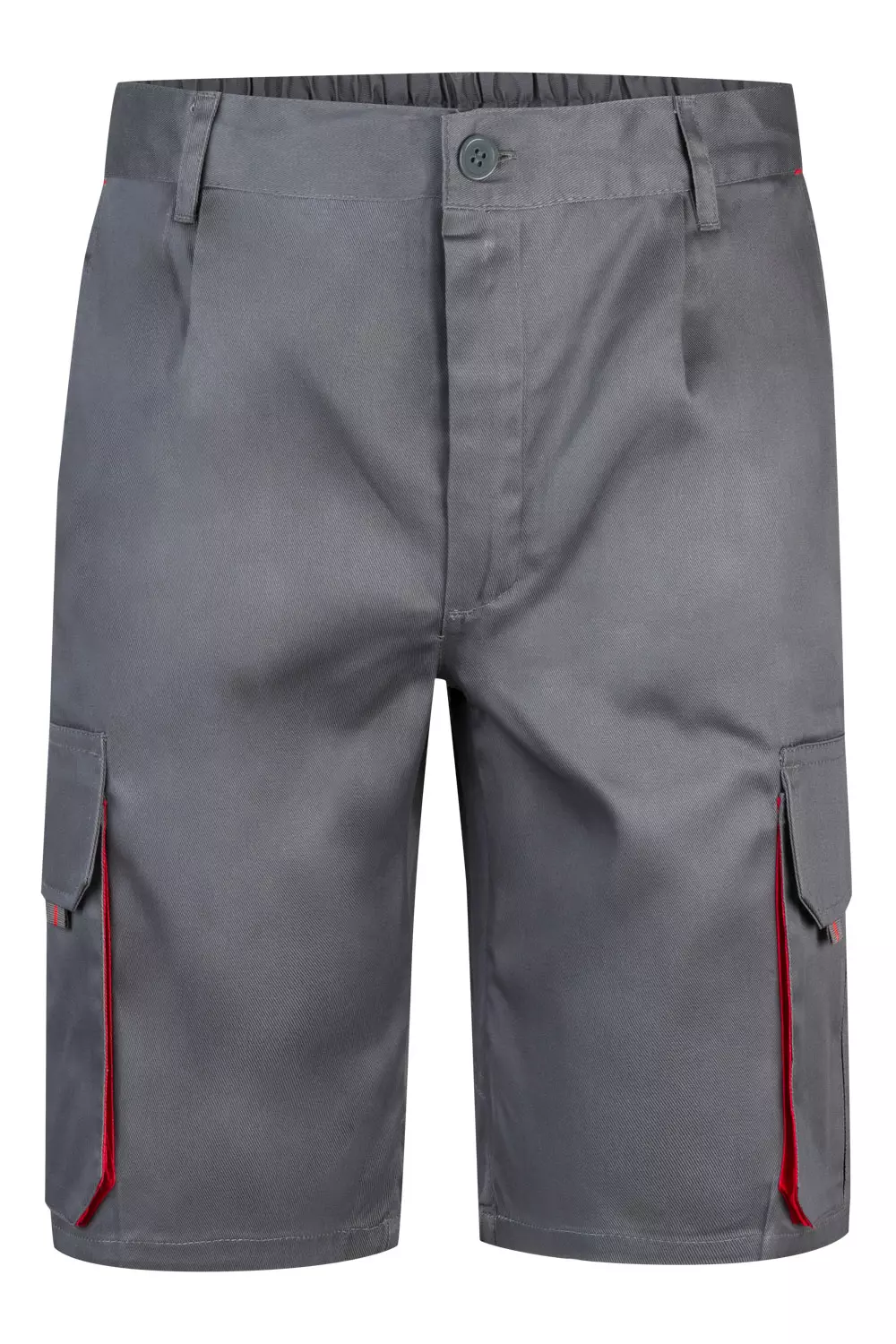 Velilla 103007-08-12, Work Shorts, Grey/Red