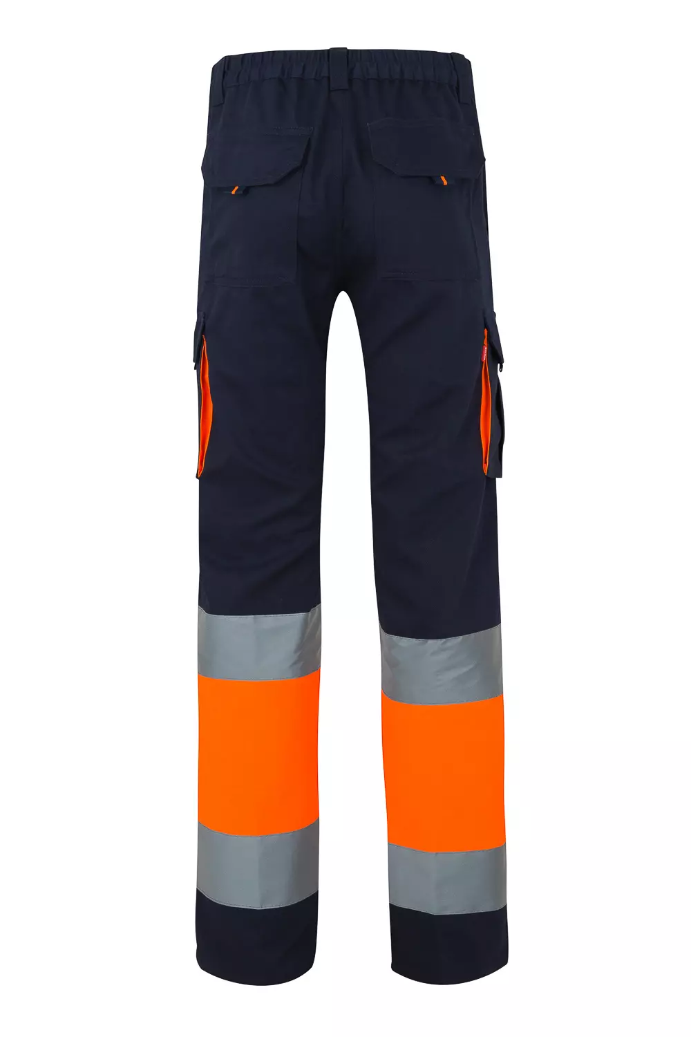 Velilla 303007-61-19-1, Warnschutz-Arbeitshose, Marineblau/Warnorange, image 4