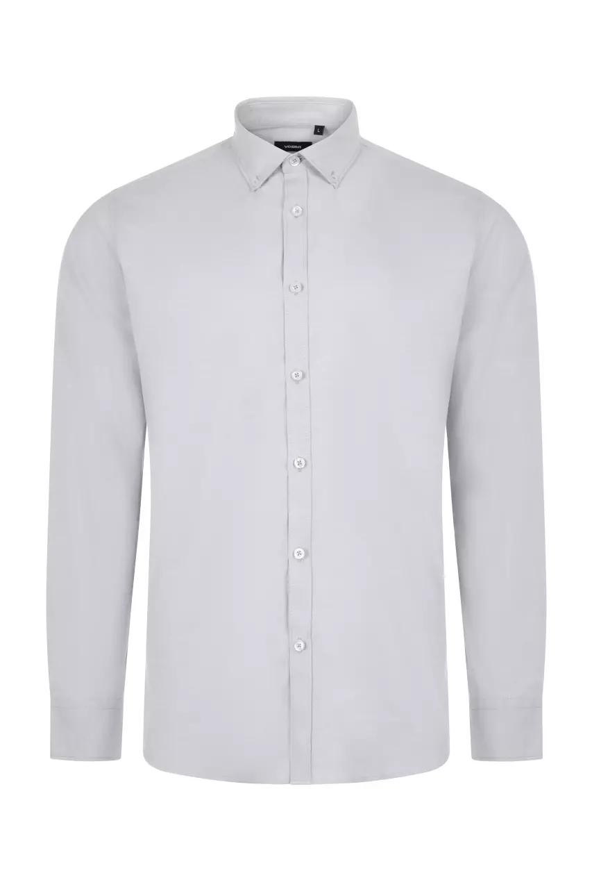 Velilla 405004S-58, Work Shirt, Ice Grey, image 1, gallery thumbnail