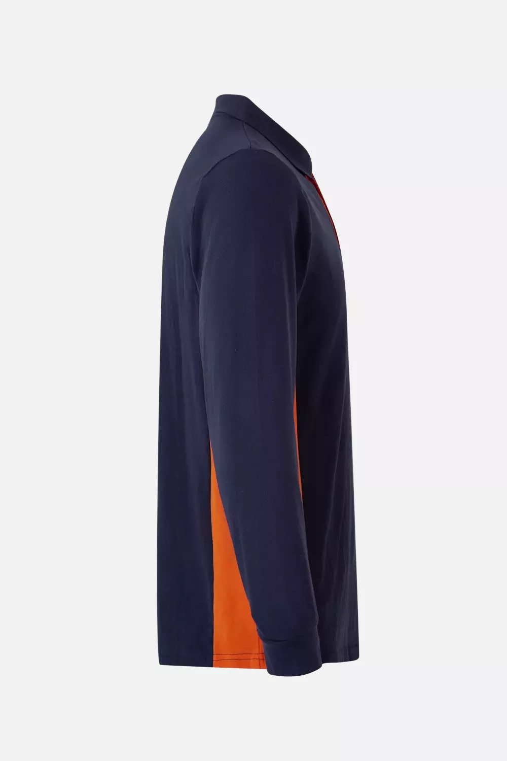 Velilla 105514-61-16, Long Sleeved Polo Shirt, Navy Blue/Orange, image 3