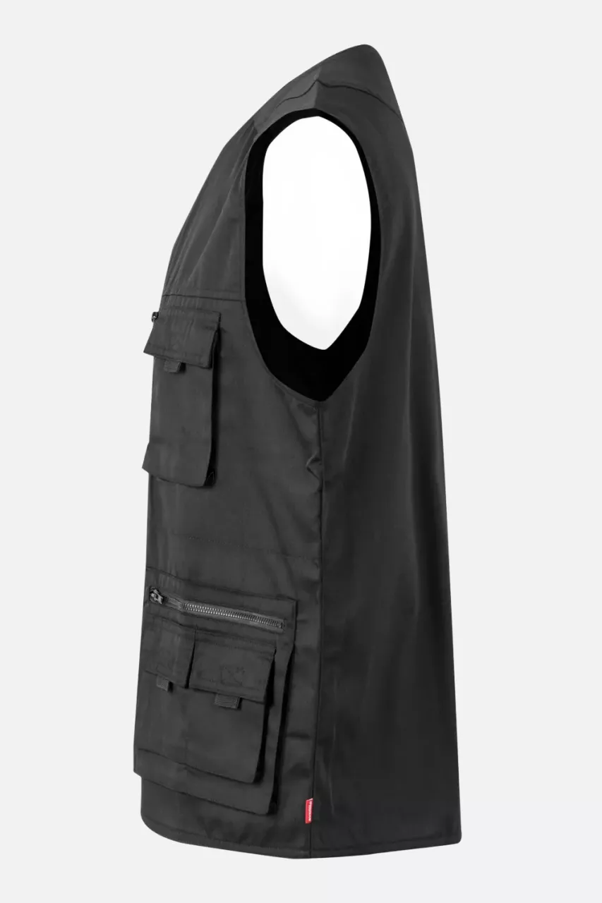 Velilla 105901-00, Work Vest, Black, image 3, gallery thumbnail