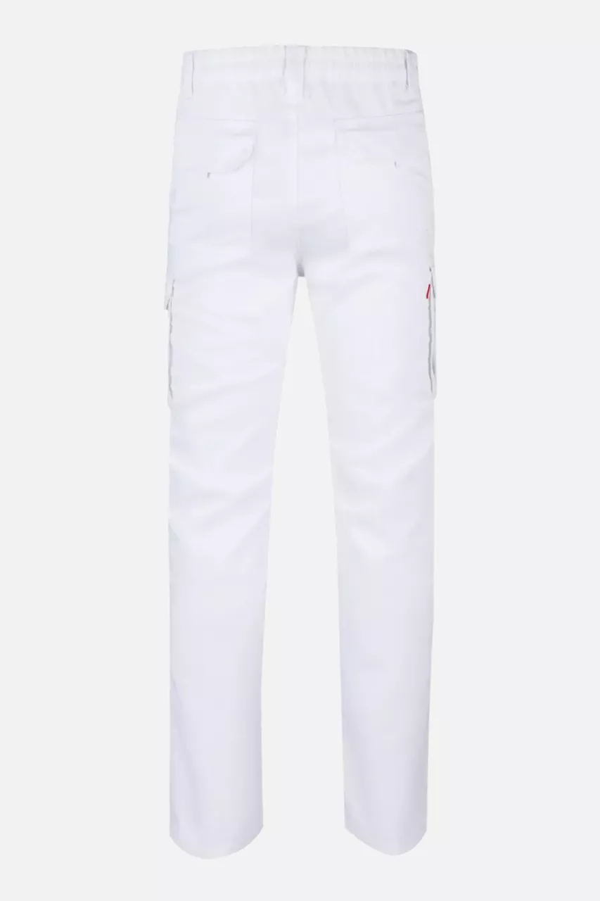 Velilla 103002S-07, Work Trousers, White, image 6, gallery thumbnail