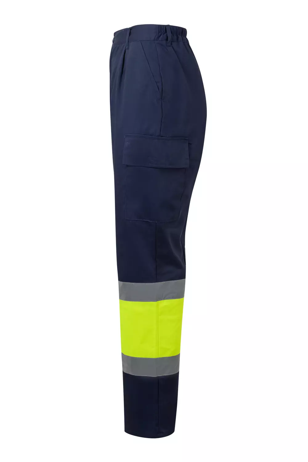 Velilla 303003-01-20, Warnschutz-Arbeitshose, Marineblau/Warngelb, image 6