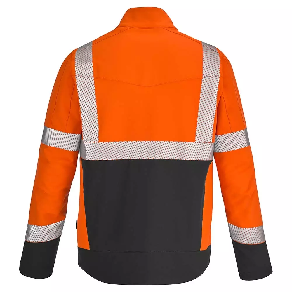 LaFont 3FLST3PI-XIC-GTQ, Lux Pi Hi-Vis Jacket, Fluorescent Orange/Black, image 2