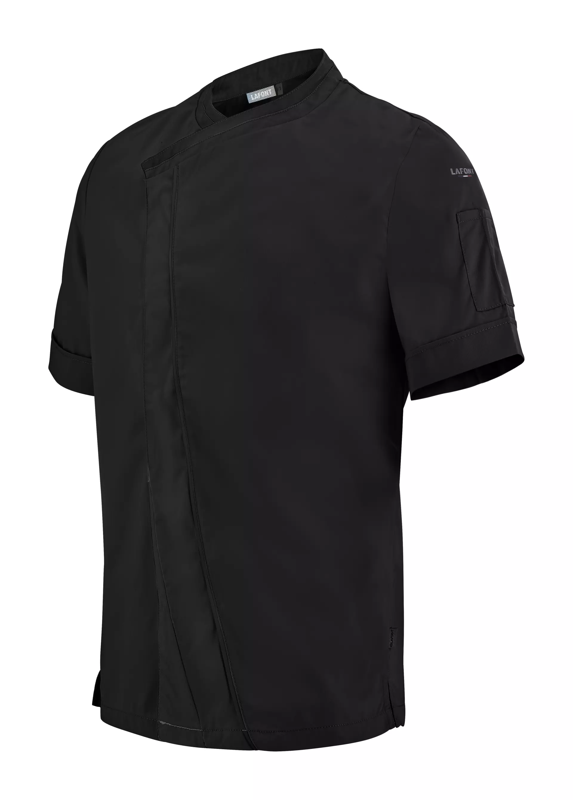 LaFont 2PARCP-LUC-GXQ, Parsley Men's Chef's Jacket, Black, image 1