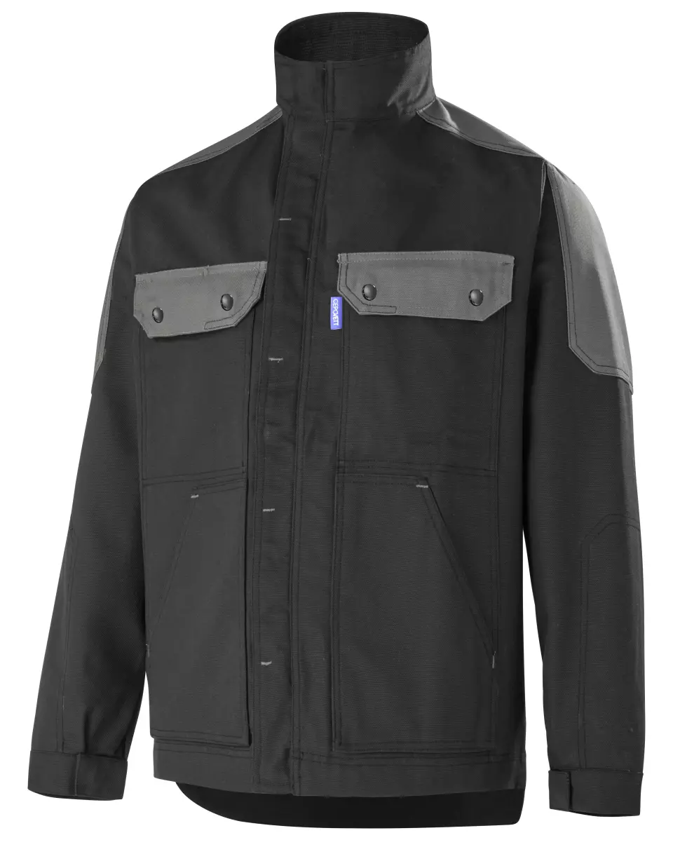 Cepovett 92698194-LCR-HDN, Kargo Pro Stand-Up Collar Jacket, Black/Grey, image 1, gallery thumbnail