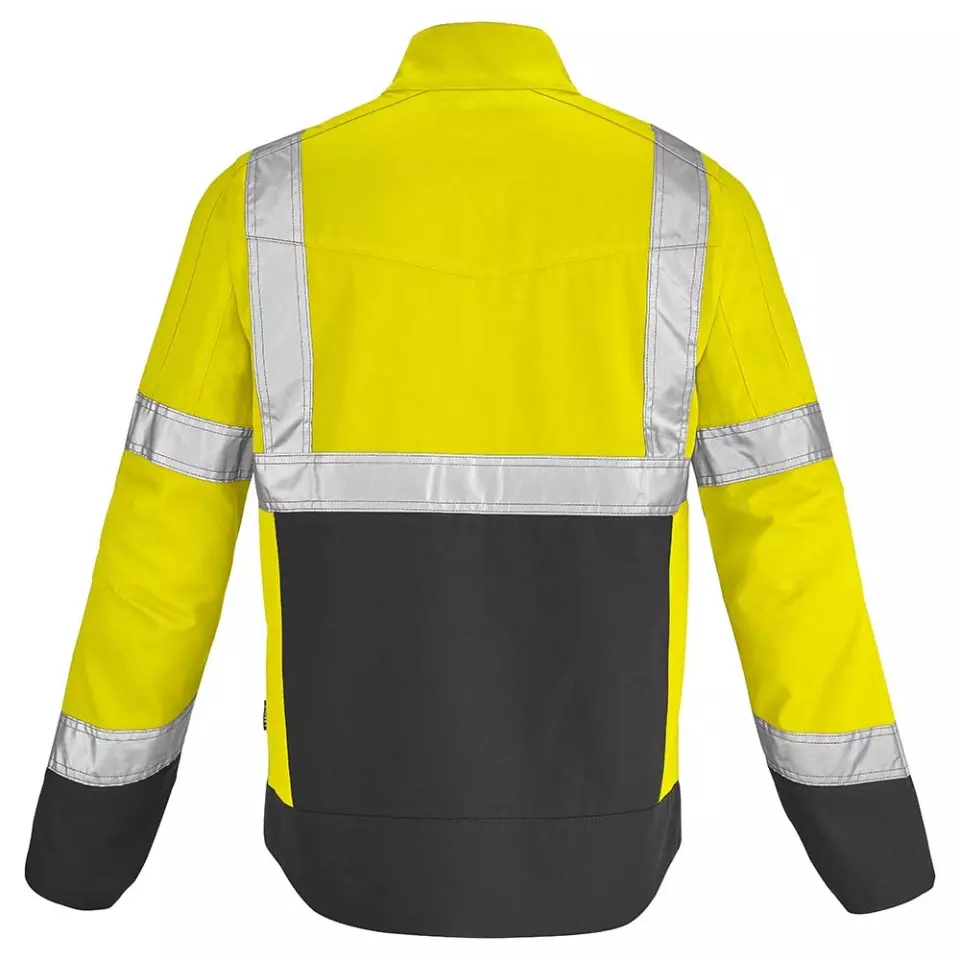 LaFont 3HVN3PI-YKZ-GAN, Lutea Pi Warnschutz Jacke, Fluo-Gelb/Aktivkohle-Grau, image 2, gallery thumbnail